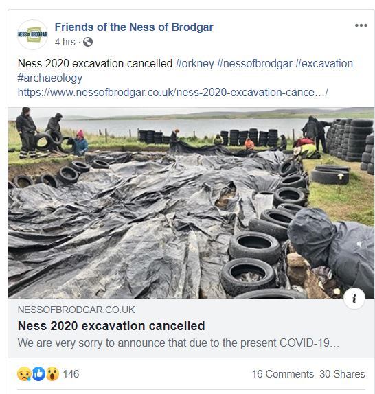 A screenshot of a post on Facebook.