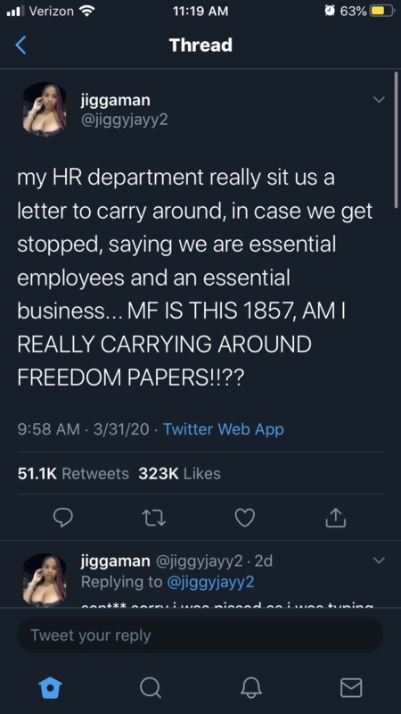 Screenshot of a twitter post made by jiggaman.