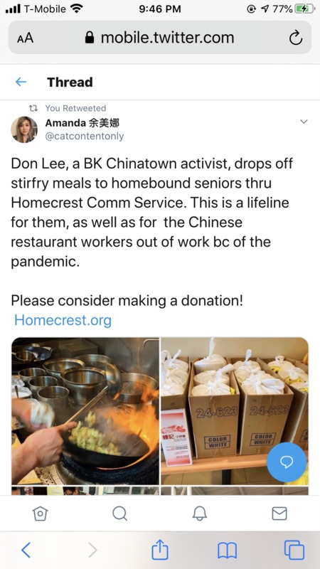 A screenshot of a tweet from Twitter.