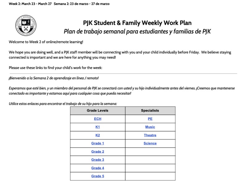 A screenshot of an announcement.