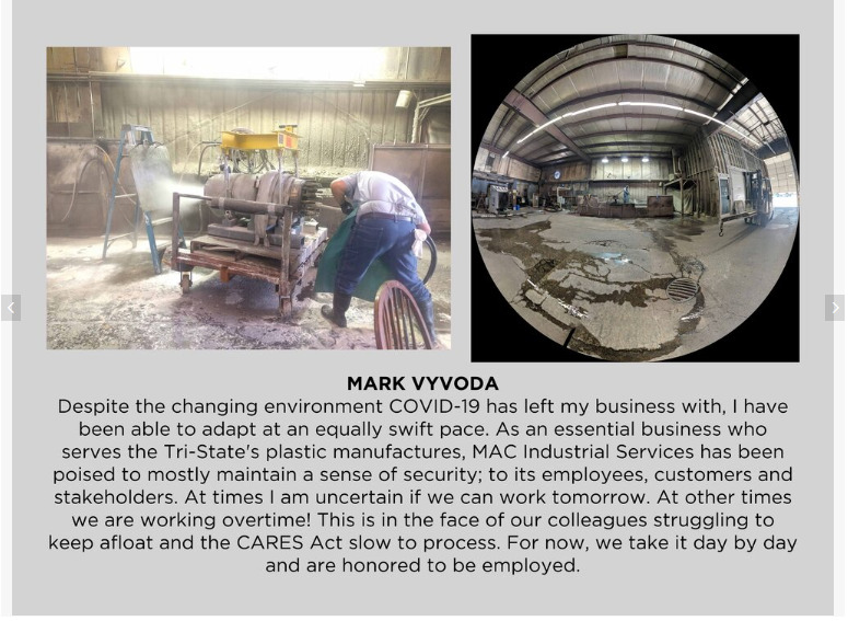 Two photos of a building worksite.