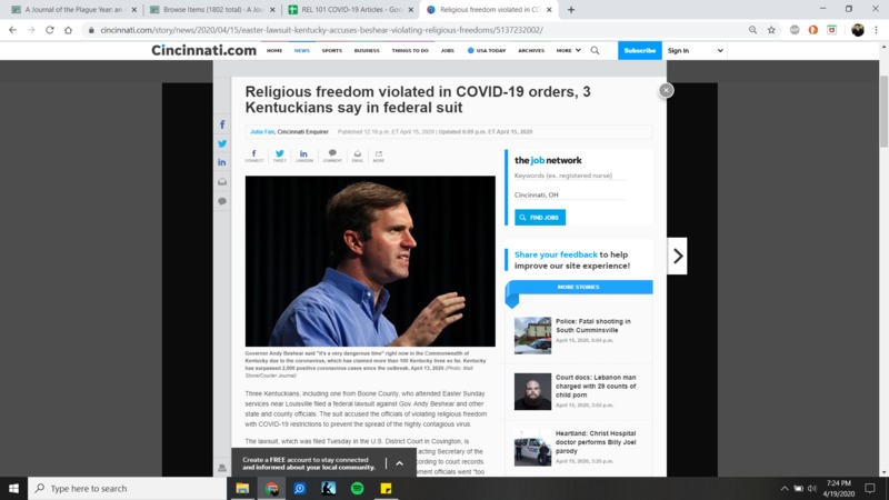 An article from cincinnati.com.