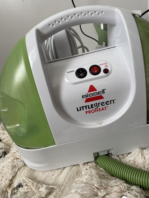 A Bissell green machine. 