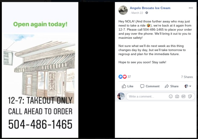 A screenshot of a Facebook post.