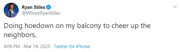 A screenshot of a Twitter post. 