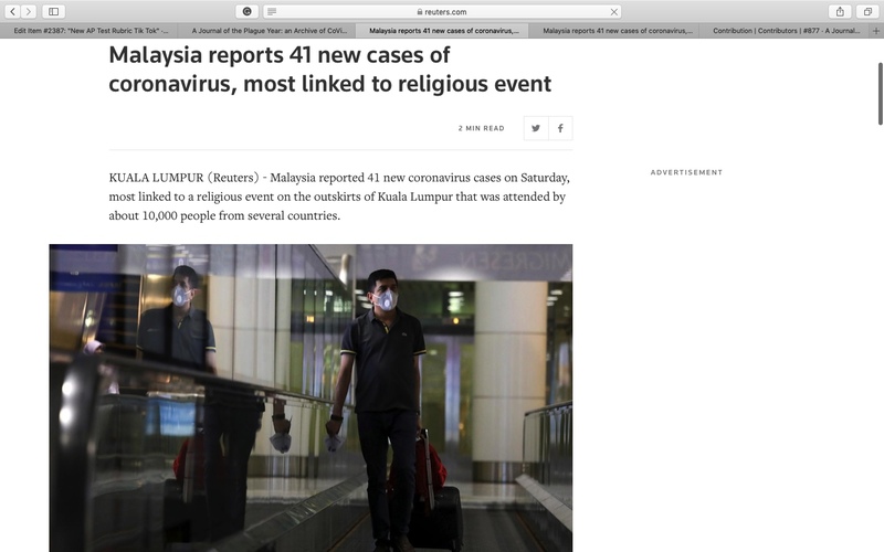 An article from reuters.com.