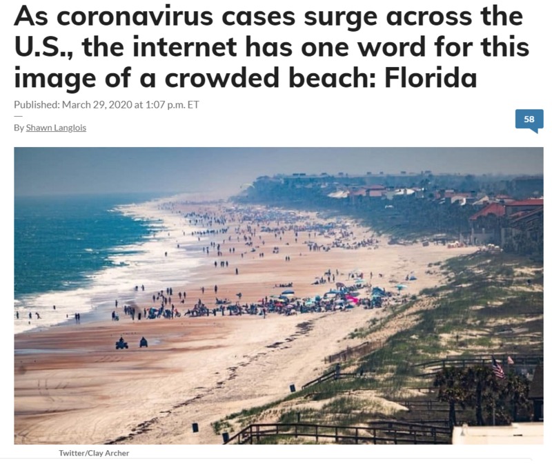 A screenshot of an article on MarketWatch.