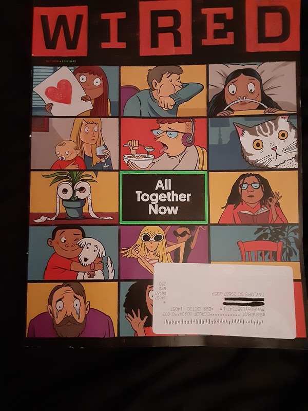 Front cover of WIRED magazine.