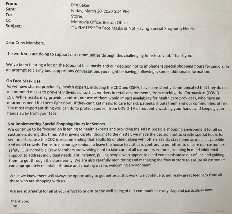 A printed out email.