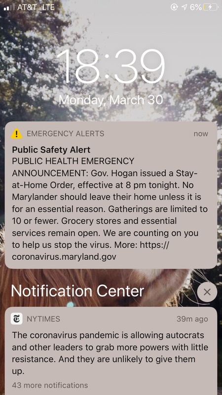 A screenshot of a public safety announcement.