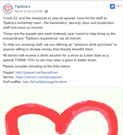 A screenshot of a post on Facebook.