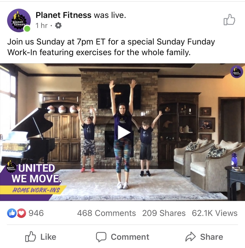 A screenshot of a post on Facebook. 