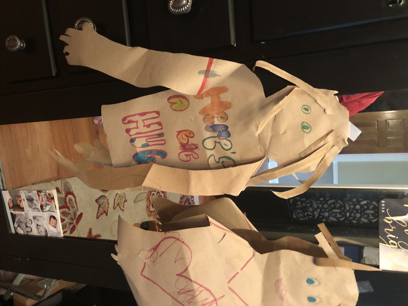 children life size paper cut outs