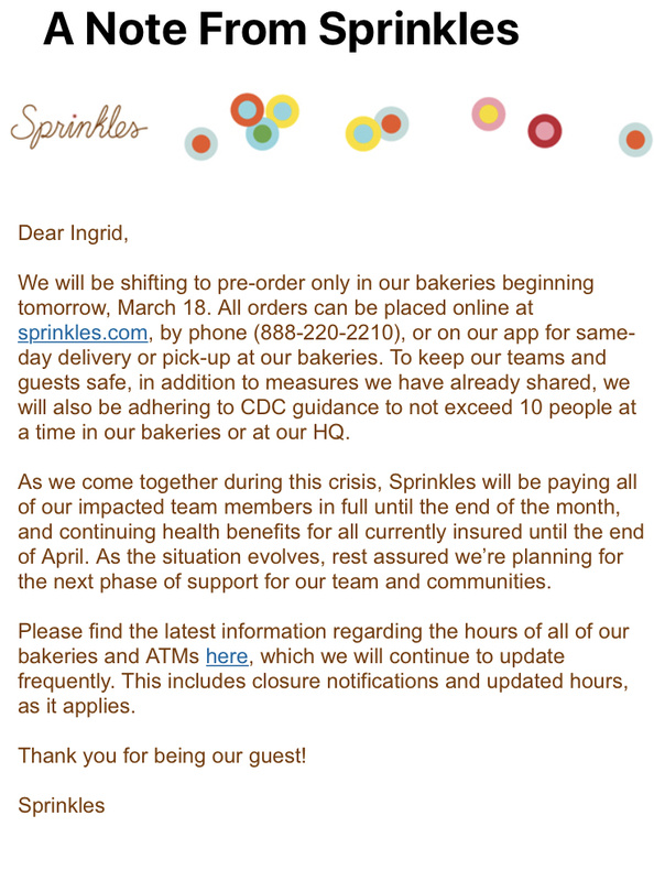 A screenshot of an email. 