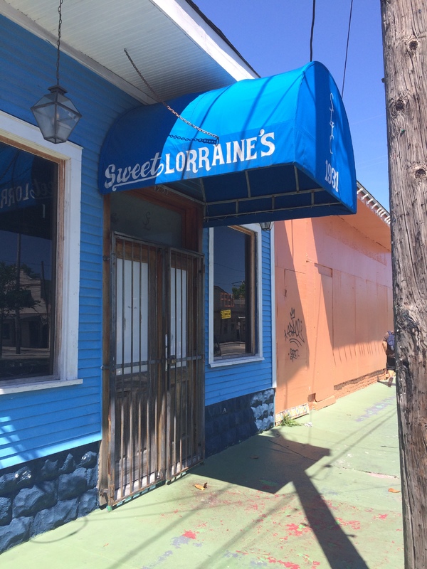 A blue shop titled "Sweet Lorraine's".