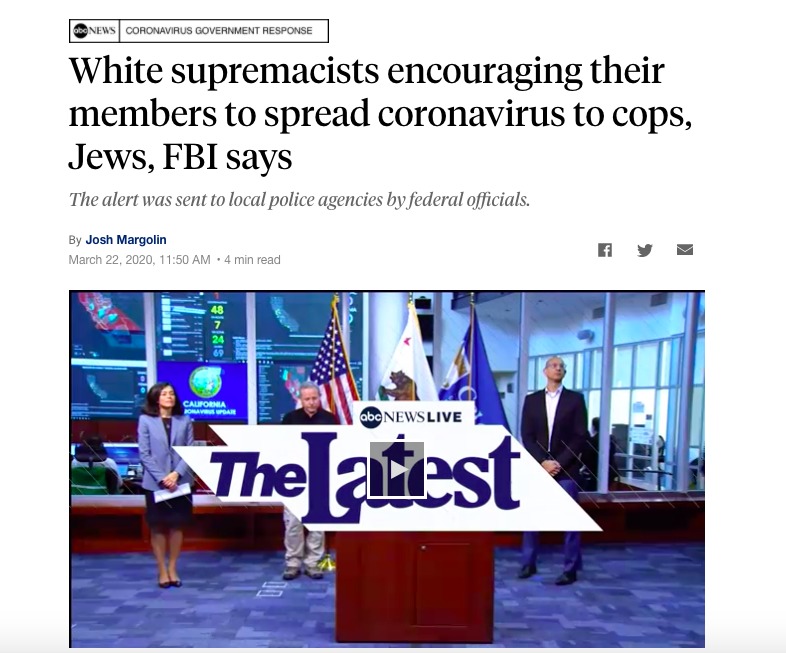 A screenshot of an article from ABC News.