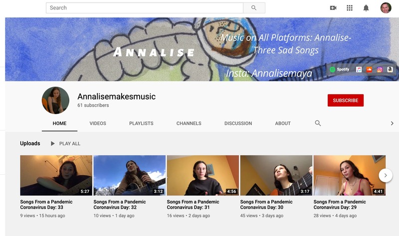 A youtube channel making music for the pandemic. 