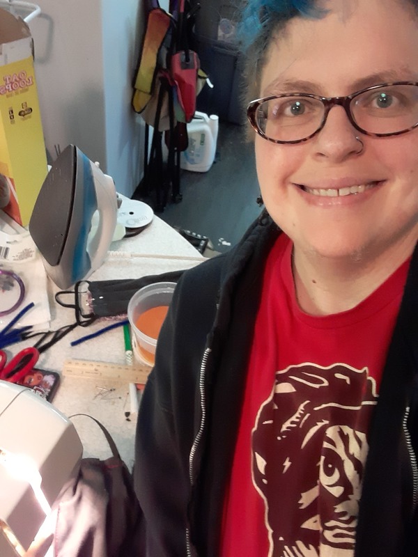 A person posing for the camera.