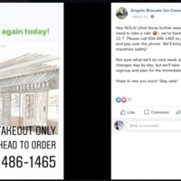 A screenshot of a Facebook post.