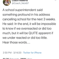 A screenshot of a tweet from Twitter.