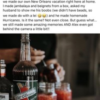 A screenshot of a Facebook post by Pat O'Brien's Bar, located in New Orleans.