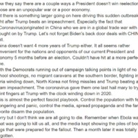 A screenshot of a post on Facebook.