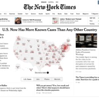 A screenshot of the New York Times.