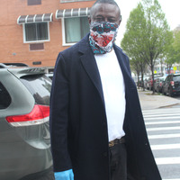 A person wearing a mask.