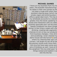 Photo of a work from home setup.