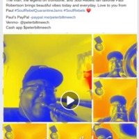 A Facebook screenshot of a post made by The Soul Rebels.