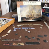 An uncompleted puzzle.